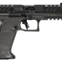 Walther Arms 2871971 PDP Pro SD Full Size 9mm Luger 10+1 5.10" Black Threaded Barrel, Black Optic Ready/Serrated Slide, Tungsten Gray Polymer Frame w/Picatinny Rail, Textured Polymer Grip