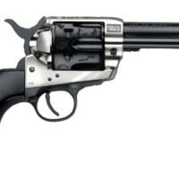 Pietta PFI357PR434BP 1873 Great Western II Pendleton Round?Up 357 Mag 6 Shot 4.75" Blued Engraved Barrel & Cylinder, Ultra Black Engraved Grip, Exposed Hammer