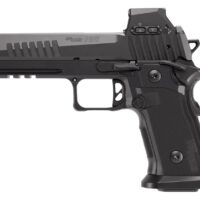 Sig Sauer 211F9GT5RXSL P211 GT5 w/Optic Full Size 9mm Luger 21+1 5" Black Barrel, Black Nitron Stainless Steel Serrated w/Optic Slide & Frame w/Beavertail & Picatinny Rail, G10 Grip Panels, Sig ROMEO-