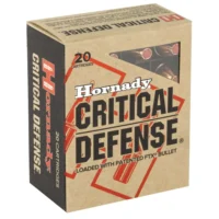 HORNADY CRITICAL DEFENSE AMO 45 AUTO 185GR FTX 20RD (10 BOX CASE)