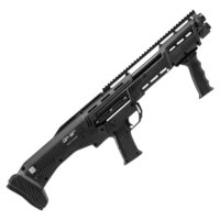 Standard Mfg DP12 DP-12 12 Gauge Pump 3" 14+2 18.88" Black Double Barrel, Black Picatinny Rail Aluminum Receiver, Picatinny Handguard, Black Synthetic Stock