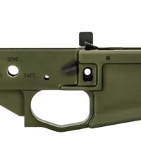 Griffin Armament MK2ALWHG MK2 Stripped Lower Receiver Aluminum Warhawk Green Anodized