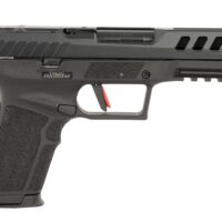 Tisas Arms 15200007 PX-5.7 5.7x28mm 20+1 4.70" Black QPQ Carbon Steel Optic Ready/Serrated Slide, Black Polymer Frame w/Picatinny Rail, Polymer Grip