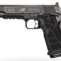 Kimber Mfg, Inc 3700895 DS Warrior Boot Campaign 9mm Luger 20+1 5" Matte Stainless Deep Crown Barrel, KimPro Black Engraved/Optic Cut/Serrated Slide, Black Stainless Steel Frame w/Beavertail & Picatin