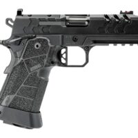 Kimber Mfg, Inc 3500105 2K11 Pro Comp Full Size Frame 9mm Luger 19+1 5" Compensated Barrel, Black Stainless Steel Lightening Cut/Optic Ready/Serrated Slide, Black Stainless Steel Frame w/Beavertail &