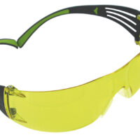 Peltor SF400PA8 Sport SecureFit 400 Adult Wraparound Amber Lens Polycarbonate Black Frame