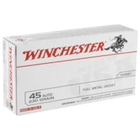 Winchester Ammo Q4170 USA 45ACP 230gr Full Metal Jacket 50 Per Box/10 Case