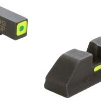 AmeriGlo GL614 CAP Sight Set for Glock Green Tritium LumiGreen Outline Front Sight-LumiGreen Bar Rear Sight