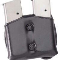 Galco CDM26B CDM Mag Carrier Double Black Leather Belt Loop Belts 1.50-1.75" Wide Compatible w/ Sig P220 Carry Ambidextrous Hand