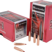 Hornady 26177 ELD Match 6.5mm .264 130 gr Extremely Low Drag Match 100 Per Box/ 15 Case