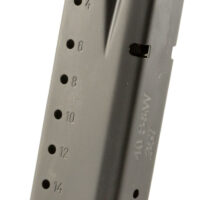 Smith & Wesson 3007346 M&P 15rd 40S&W Blued/Brown Floor Plate Steel