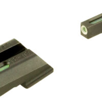 TruGlo TG13RS3A TFX Black Green Tritium & Fiber Optic White Outline Front Sight Green Tritium & Fiber Optic Rear Sight Ruger American