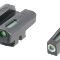 TruGlo TG13WA3A TFX Black | Green Tritium & Fiber Optic White Outline Front Sight Green Tritium & Fiber Optic Rear Sight