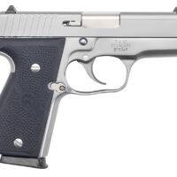 Kahr Arms K9093A K9 9mm Luger 7+1/8+1 3.47" Stainless Polygonal Rifled Barrel, Matte Serrated Stainless Steel Slide, Matte Stainless Steel Frame, Black Textured Wraparound Polymer Grip, Right Hand