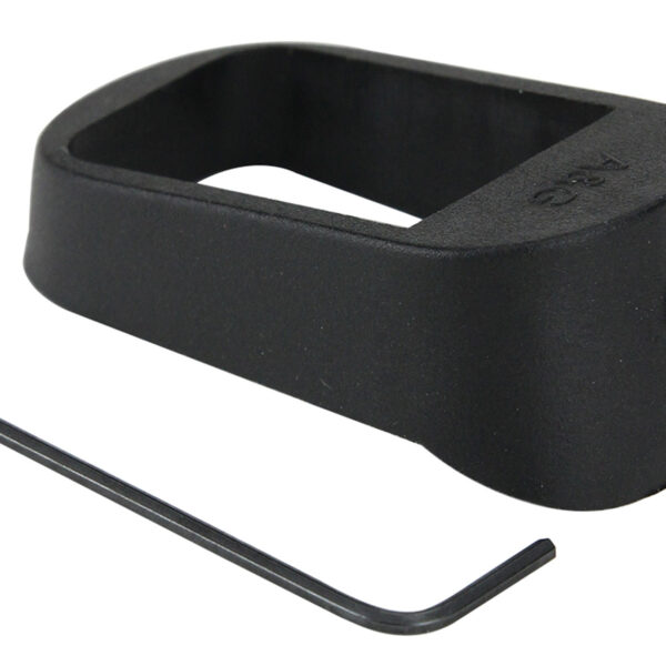 Pachmayr 03850 Mag Sleeve  Compatible w/Glock 17/22/31 Mags To Fit Glock 19/23/32 Models, Black Polymer