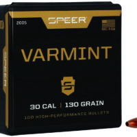 Speer 2005 Varmint 30Cal 130gr Jacketed Hollow Point 100 Per Box/5 Case