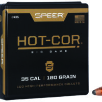 Speer 2435 Hot-Cor 35Cal 180gr Spitzer Soft Point 100 Per Box/5 Case