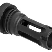 Yankee Hill 430224A Phantom Q.D. Flash Hider Black Steel with 5/8"-24 tpi Threads, Aggressive Teeth & Dust Enclosure for 30 Cal AR-Platform