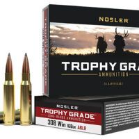 Nosler 60101 Trophy Grade Long-Range 308Win 168gr Nosler Spitzer AccuBond Long Range 20 Per Box/10 Case