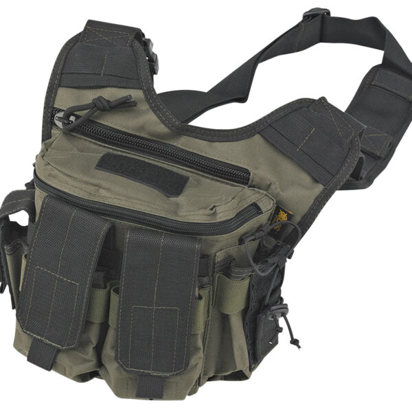 US PeaceKeeper P20305 Rapid Deployment Pack  Shoulder Sling 600D Polyester OD Green/Black