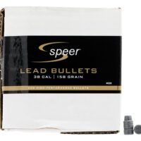 Speer 4628 Handgun 38Cal 158gr Lead Semi Wad Cutter Hollow Point 500 Per Box/1 Case