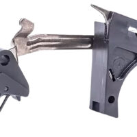 CMC Triggers 71701 Drop-In Black Flat Trigger Compatible w/Glock 17/19/26/34 Gen4