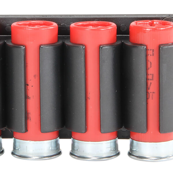 TacStar 1081168 SideSaddle  Rem 870/1100/1187 12 Gauge 4rd Black Polymer w/Aluminum Mounting Plate