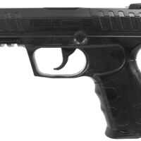 Daisy 426 Powerline Air Pistol CO2 177 Semi-Automatic 15 Shot Built-In BB Magazine, Smooth Bore Steel Barrel, Blade Front/Fixed Open Rear Sights, Molded Black Grip