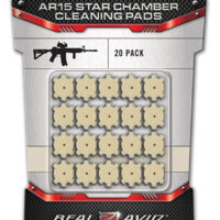 Real Avid AVAR15CP Star Chamber Cleaning Pads 223 Rem/5.56x45mm NATO Wool 20 Per Pkg
