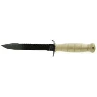 GLOCK KNIFE DARK EARTH FIELD KNIFE WITH SAW PACKAGED