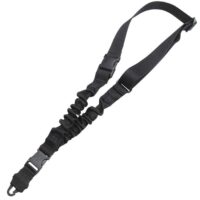 TAC SHIELD SHOCK SLING BLACK 1 1/4" SINGLE POINT W/DOUBLE ERB