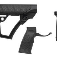 Daniel Defense 2810206145006 Collapsible Buttstock Pistol Grip/Vertical Foregrip AR-15 Black Polymer