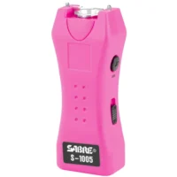 SABRE MINI STUN GUN WITH HOLSTER PINK