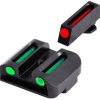 TruGlo TG131G2 Fiber-Optic Red/Fiber Optic Front Sight-Green/Fiber Optic Rear Sight Glock 20/21