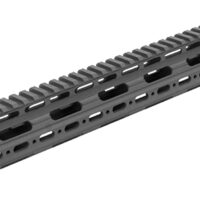 UTG Pro MTU019SS Pro Slim Rail Handguard Free-Floating 15" L Aluminum Material with Black Anodized Finish, KeyMod Slots & Picatinny Rail for AR-15