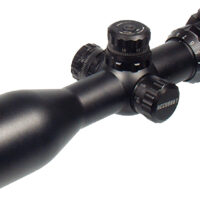 UTG SCP3-UM312AO Accushot Black Hardcoat Anodized 3-12x 44mm 30mm Tube Illuminated Red/Green Mil-Dot Reticle