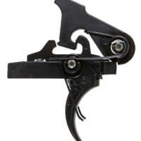 Geissele Automatics 05145 G2S Two-Stage Curved Trigger w/4.25-4.75 lbs Draw Weight, Black Oxide Finish for AR-15/AR-10