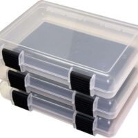 MTM IN SAFE STORAGE CASE 12 IN CLEAR FOR LARGER HGS ( 3 PACK ) 4 PER CASE
