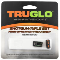 TruGlo TG110W Fiber-Optic Sights For Remington Black | Red Fiber Optic Front Sight | Green Fiber Optic Rear Sight