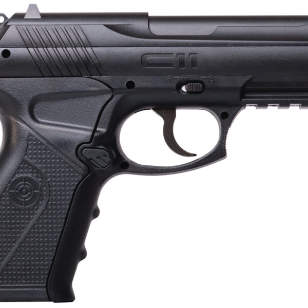 Crosman C11 C11 Air Pistol CO2 177 18+1 Black Polymer Grips