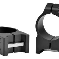 Warne 201M Vertical Rings Maxima Matte Black 1" Medium 0 MOA