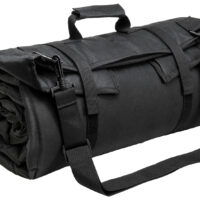 NcStar CVSHMR2957B Roll Up Shooting Mat Black PVC 69"L x 35" H
