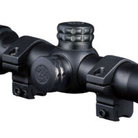Konus 7260 KonusPro Matte Black 2-7x32mm 1" Tube Engraved 30/30 Duplex Reticle Includes Mounting Rings