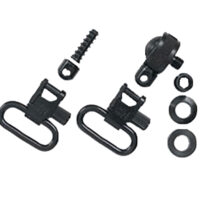 Uncle Mike's 15612 Magnum Swivel Set Quick Detach 115 MC Blued 1" Loop for Most Pump & Auto Shotguns