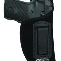 Uncle Mike's 89122 Inside The Pants Holster IWB, Size 12, Black Laminate, Compatible w/Glock 26/27/33, Belt Clip Mount, Left Hand