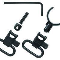 Uncle Mike's 15972 Magnum Band Swivel Set Blued Steel, 1" Loop Size, Quick Detach 115 SG-4 Style for Some 20 Gauge Shotguns