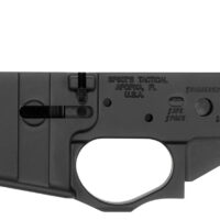 Spikes STLS030 Snowflake Stripped Lower Receiver Multi-Caliber 7075-T6 Aluminum Black Anodized for AR-15