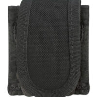 Uncle Mike's 88271 Universal SpeedLoader Mag Pouch Single Black Kodra Nylon Hook & Loop Belts 2.25" Wide