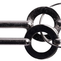 Uzi Accessories UZIKEYPAIR Handcuff Key Set Silver Metal