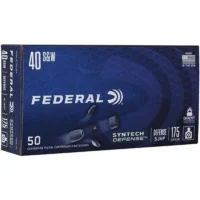 FEDERAL SYNTECH DEFENSE AMO 40 S&W 175GR SJHP 50RD (10 BOX CASE)